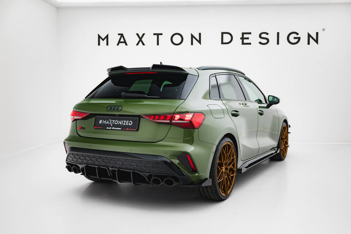 Maxton Design - Street Pro Flaps Heckansatz Flaps Heckansatz + Flaps für Audi S3 Sportback 8Y Facelift - Aerowerk.