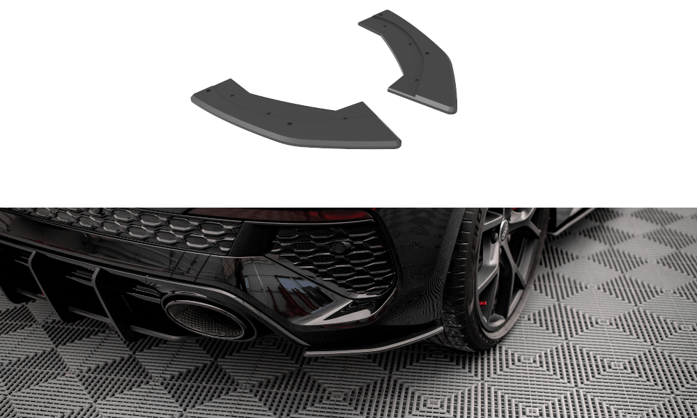 Maxton Design - Street Pro Flaps Heckansatz Flaps Heckansatz für Audi RS3 Sportback 8Y - Aerowerk.