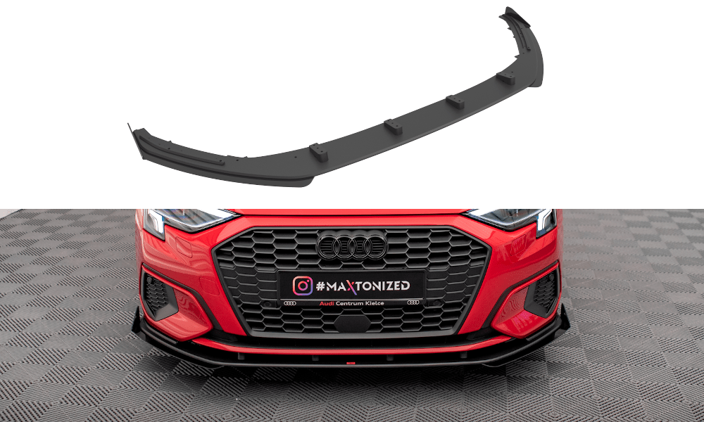 Maxton Design - Street Pro Frontlippe + Flaps für Audi A3 8Y - Aerowerk.