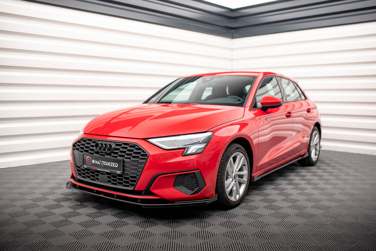 Maxton Design - Street Pro Frontlippe + Flaps für Audi A3 8Y - Aerowerk.