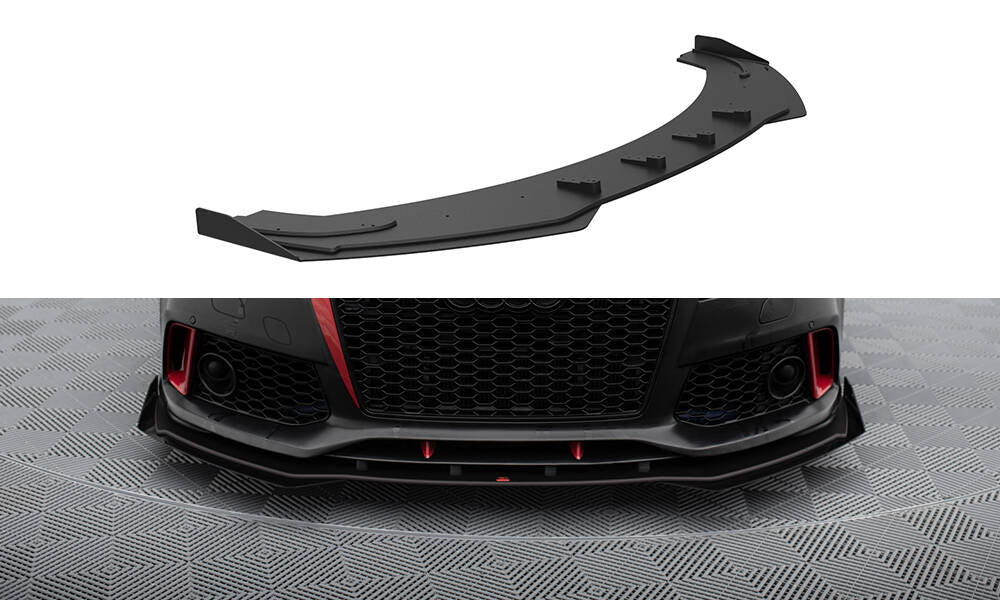 Maxton Design - Street Pro Frontlippe + Flaps für Audi A7 RS7 Look C7 - Aerowerk.