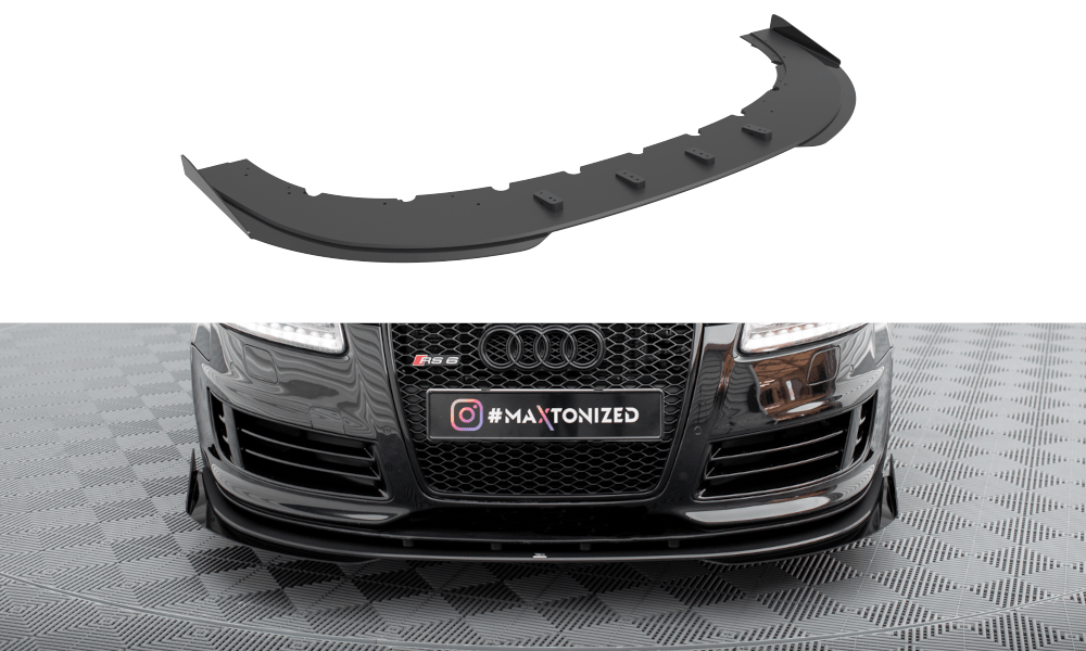 Maxton Design - Street Pro Frontlippe + Flaps für Audi RS6 Avant C6 - Aerowerk.