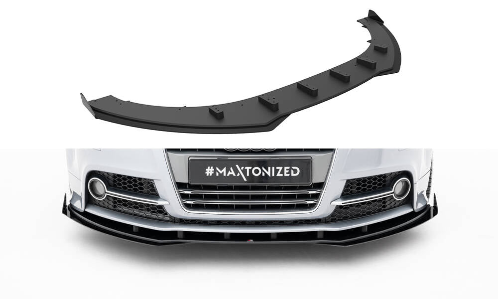 Maxton Design - Street Pro Frontlippe + Flaps für Audi TT S / TT S - Line 8J Facelift - Aerowerk.