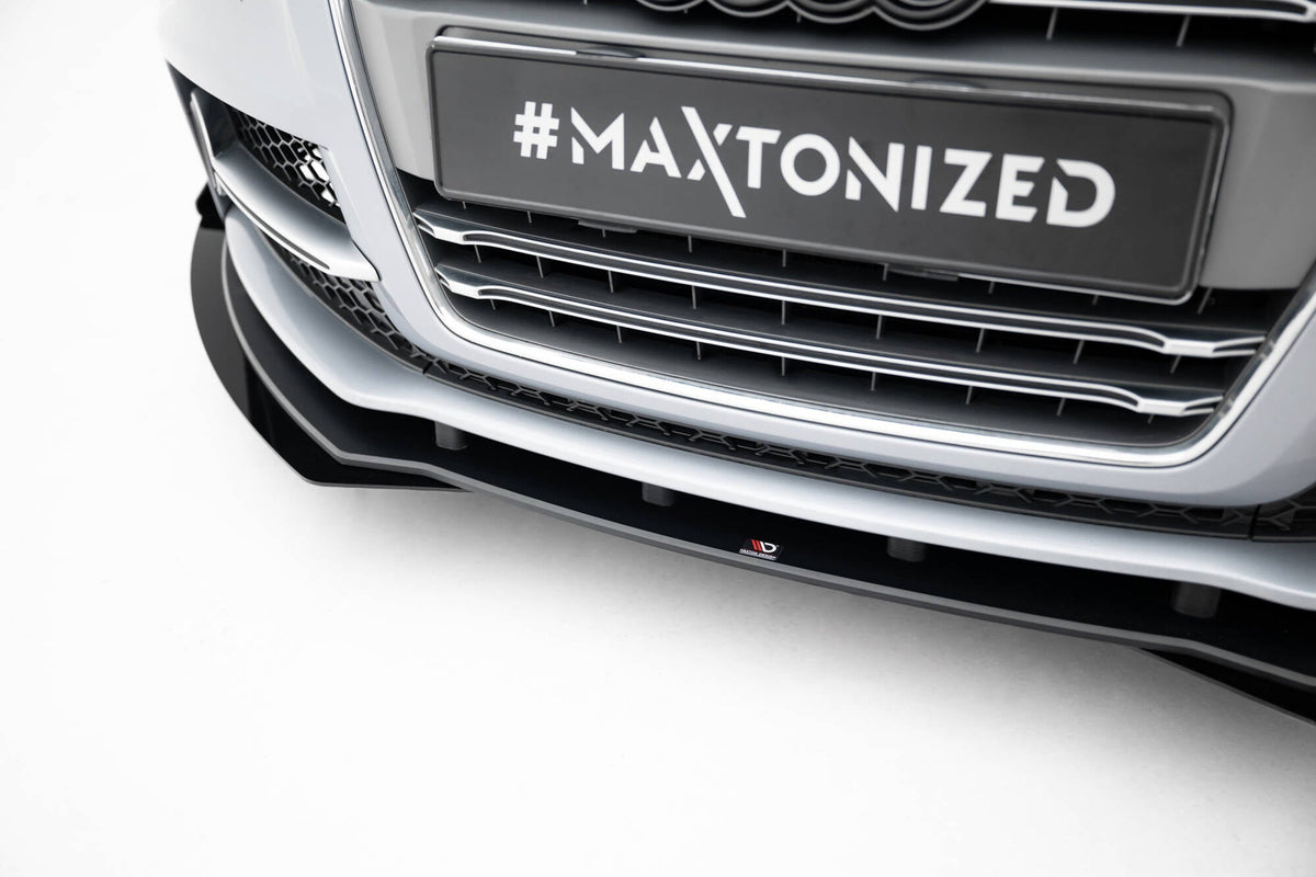 Maxton Design - Street Pro Frontlippe + Flaps für Audi TT S / TT S - Line 8J Facelift - Aerowerk.