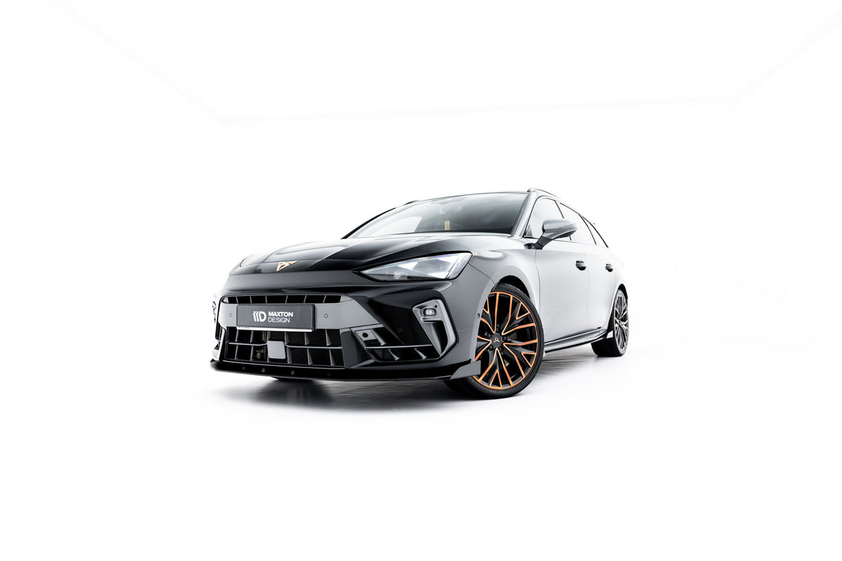 Maxton Design - Street Pro Frontlippe + Flaps für Cupra Leon ST / Hatchback Mk1 Facelift - Aerowerk.