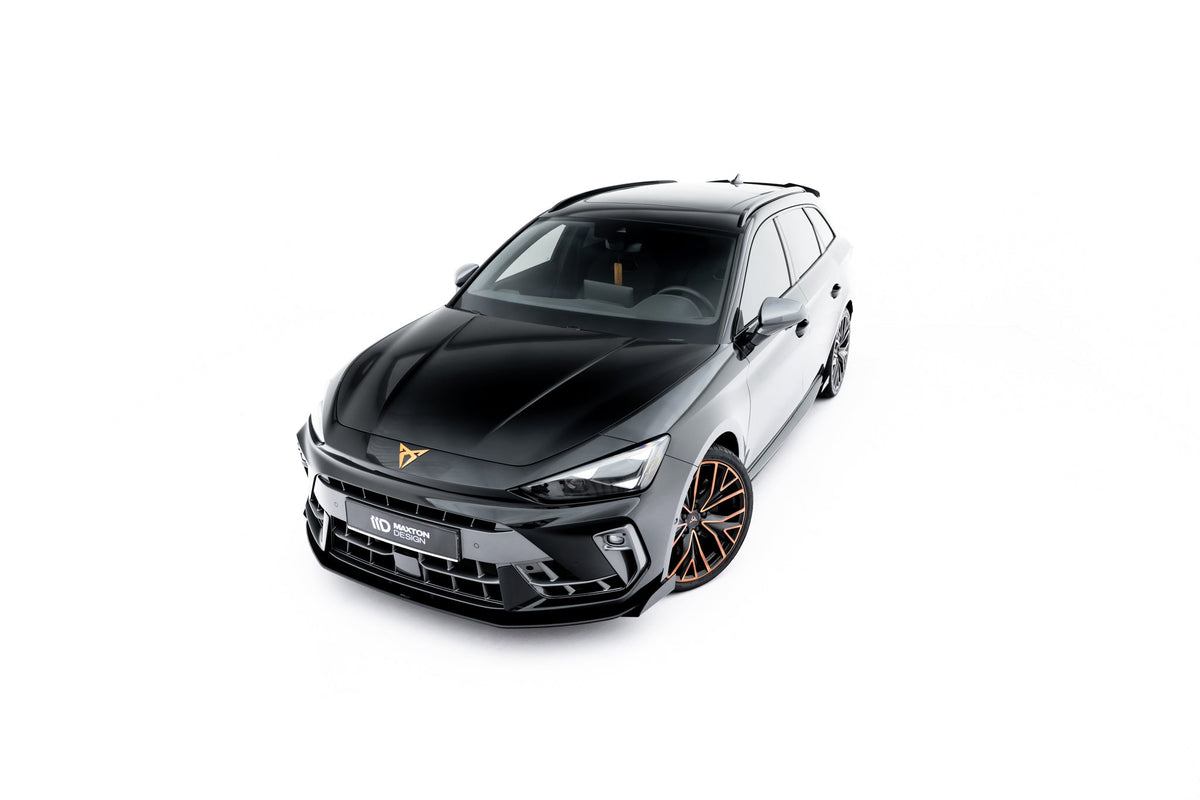 Maxton Design - Street Pro Frontlippe + Flaps für Cupra Leon ST / Hatchback Mk1 Facelift - Aerowerk.