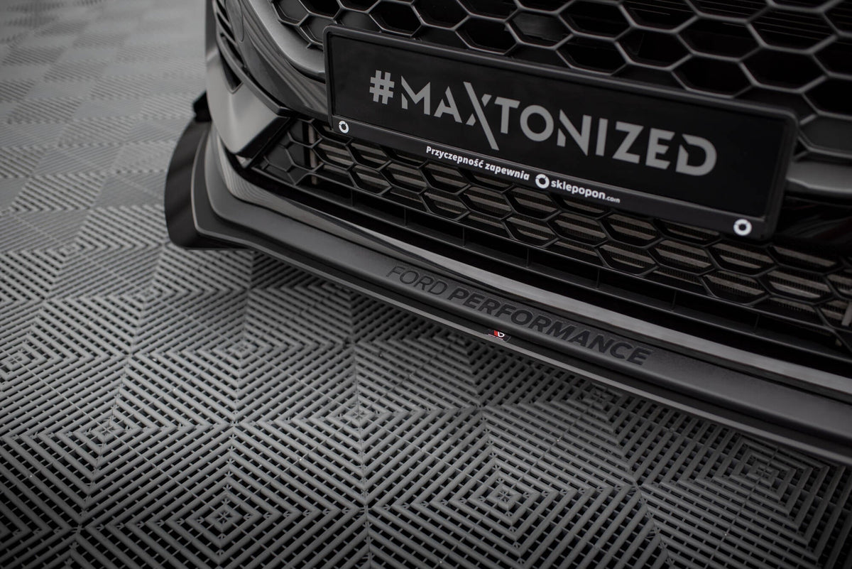 Maxton Design - Street Pro Frontlippe + Flaps für Ford Fiesta ST Mk8 Facelift - Aerowerk.