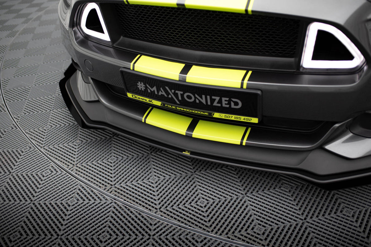 Maxton Design - Street Pro Frontlippe + Flaps für Ford Mustang GT Mk6 - Aerowerk.