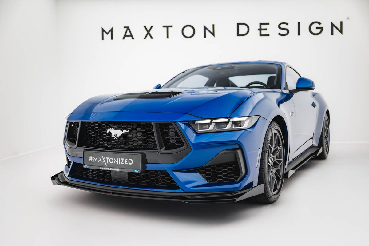 Maxton Design - Street Pro Frontlippe + Flaps für Ford Mustang GT Mk7 - Aerowerk.