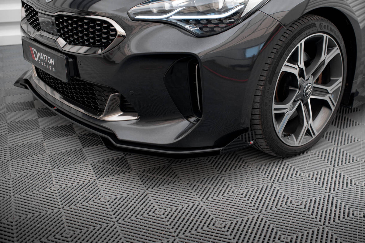 Maxton Design - Street Pro Frontlippe + Flaps für Kia Stinger GT / GT - Line / Standard Mk1 - Aerowerk.