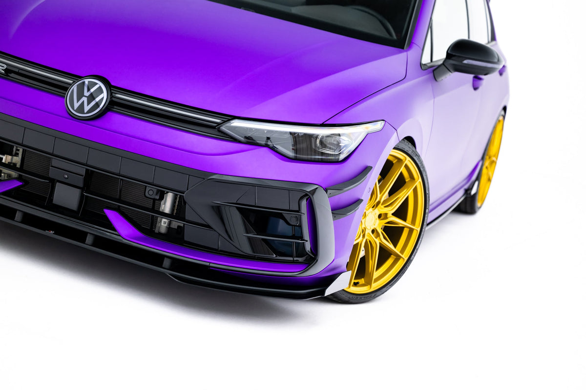 Maxton Design - Street Pro Frontlippe + Flaps für VW Golf R Mk8 Facelift - Aerowerk.