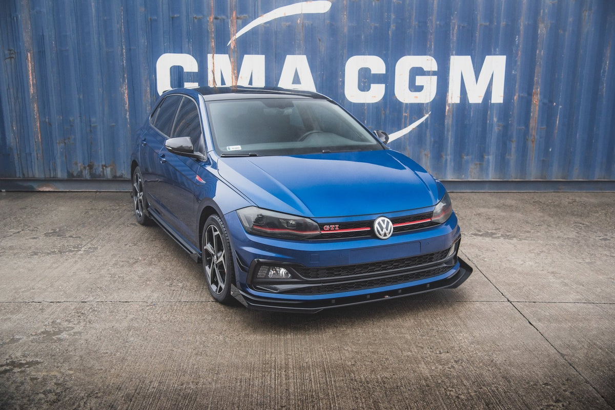 Maxton Design - Street Pro Frontlippe für + Flaps für VW Polo GTI Mk6 - Aerowerk.