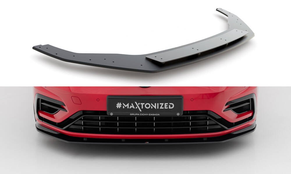 Maxton Design - Street Pro Frontlippe für VW Golf R / R - Line Mk7 Facelift - Aerowerk.