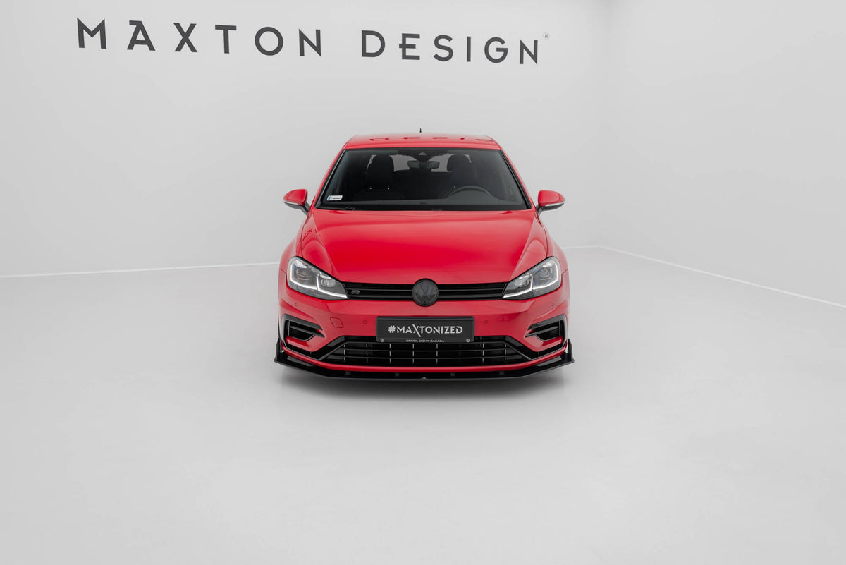 Maxton Design - Street Pro Frontlippe V2 für VW Golf R / R - Line Mk7 Facelift - Aerowerk.