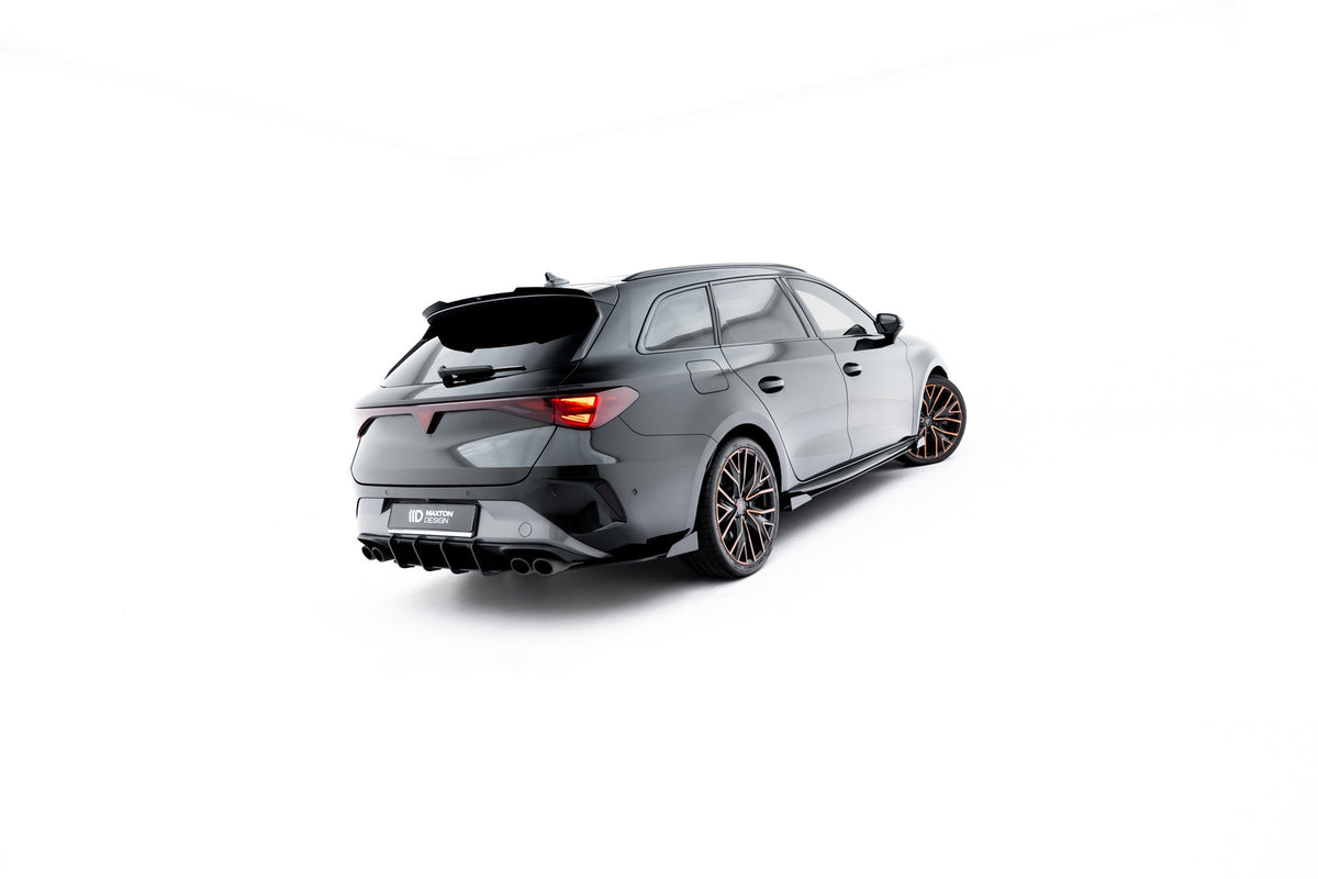 Maxton Design - Street Pro Heck Ansatz Flaps Diffusor + Flaps für Cupra Leon ST Mk1 Facelift - Aerowerk.