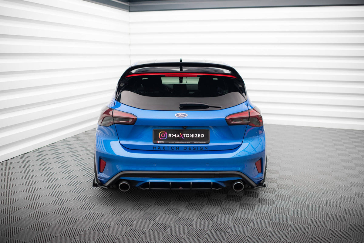 Maxton Design - Street Pro Heck Ansatz Flaps Diffusor + Flaps für Ford Focus ST Mk4 - Aerowerk.