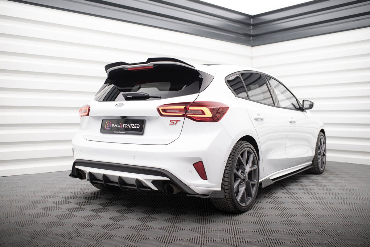 Maxton Design - Street Pro Heck Ansatz Flaps Diffusor + Flaps für Ford Focus ST Mk4 - Aerowerk.