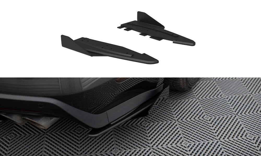 Maxton Design - Street Pro Heck Ansatz Flaps Diffusor + Flaps für Ford Mustang GT Mk6 - Aerowerk.