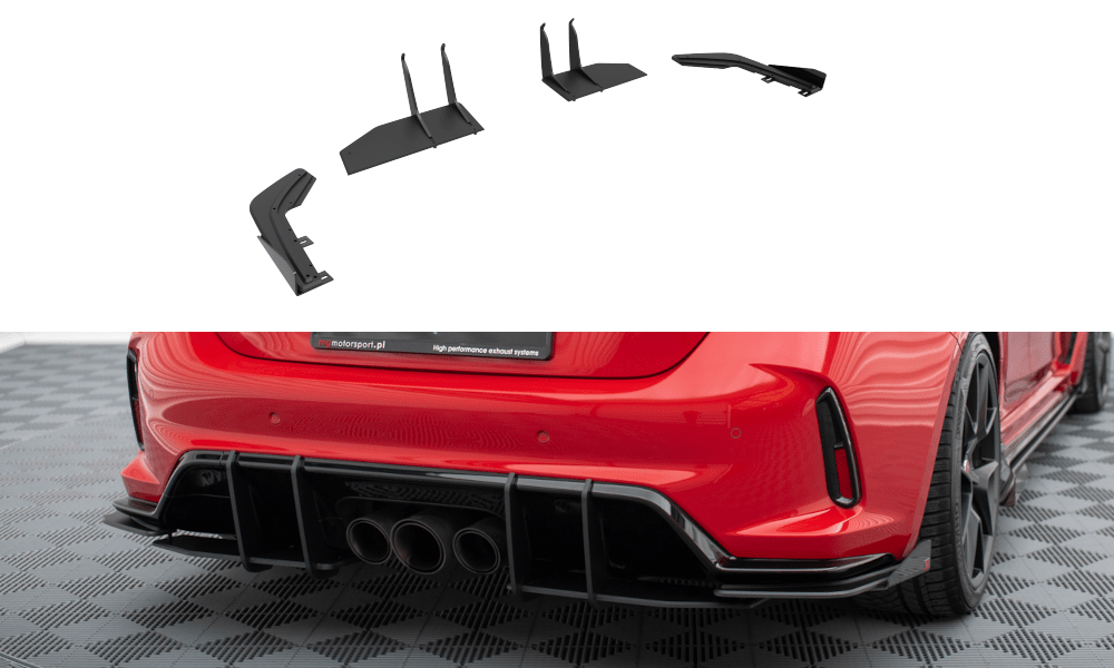 Maxton Design - Street Pro Heck Ansatz Flaps Diffusor + Flaps für Honda Civic Type - R Mk 11 - Aerowerk.