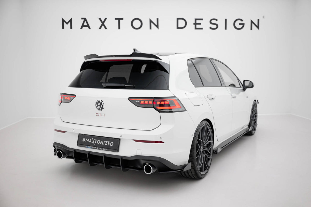 Maxton Design - Street Pro Heck Ansatz Flaps Diffusor + Flaps für VW Golf GTI / GTE Mk8 - Aerowerk.