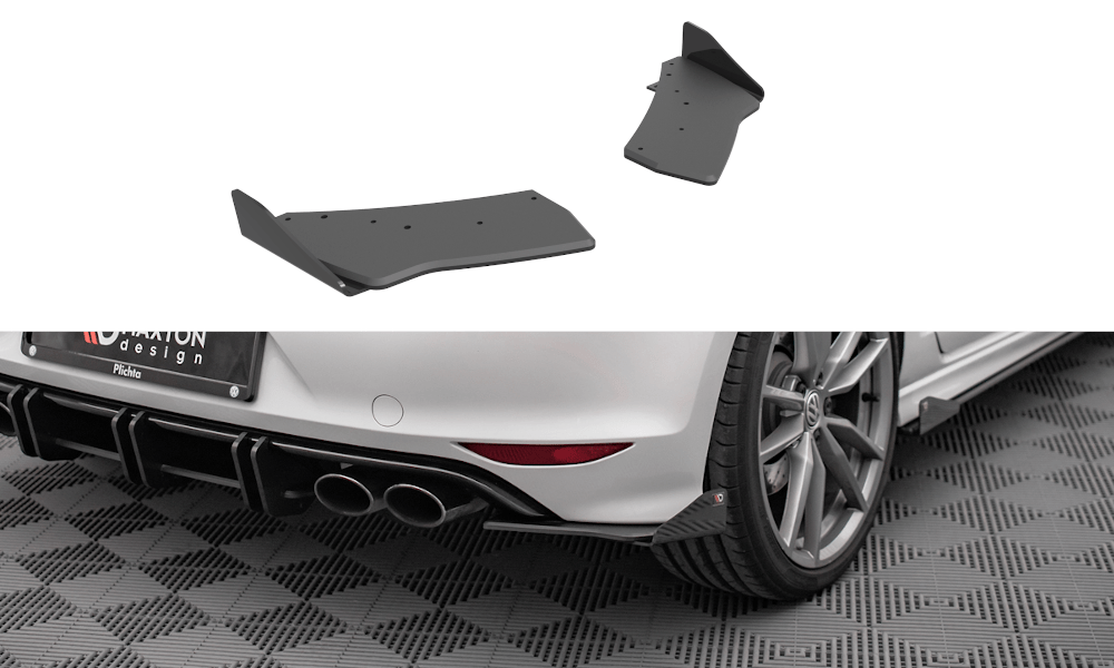Maxton Design - Street Pro Heck Ansatz Flaps Diffusor + Flaps für VW Golf R Mk7 - Aerowerk.