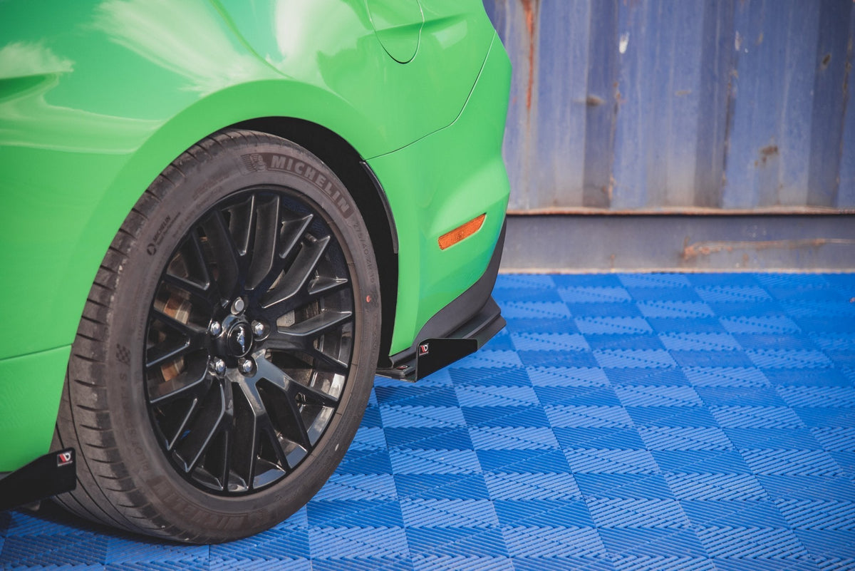 Maxton Design - Street Pro Heck Ansatz Flaps Diffusor V1 + Flaps für Ford Mustang GT Mk6 Facelift - Aerowerk.
