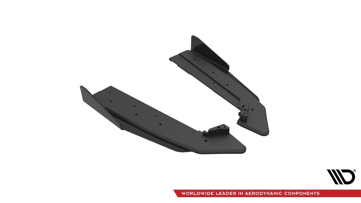 Maxton Design - Street Pro Heck Ansatz Flaps Diffusor V1 + Flaps für Ford Mustang GT Mk6 Facelift - Aerowerk.