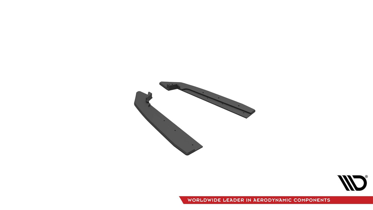Maxton Design - Street Pro Heck Ansatz Flaps Diffusor V1 für Ford Mustang GT Mk6 Facelift - Aerowerk.