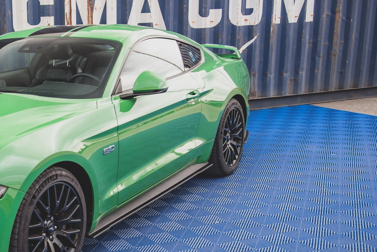 Maxton Design - Street Pro Heck Ansatz Flaps Diffusor V1 für Ford Mustang GT Mk6 Facelift - Aerowerk.
