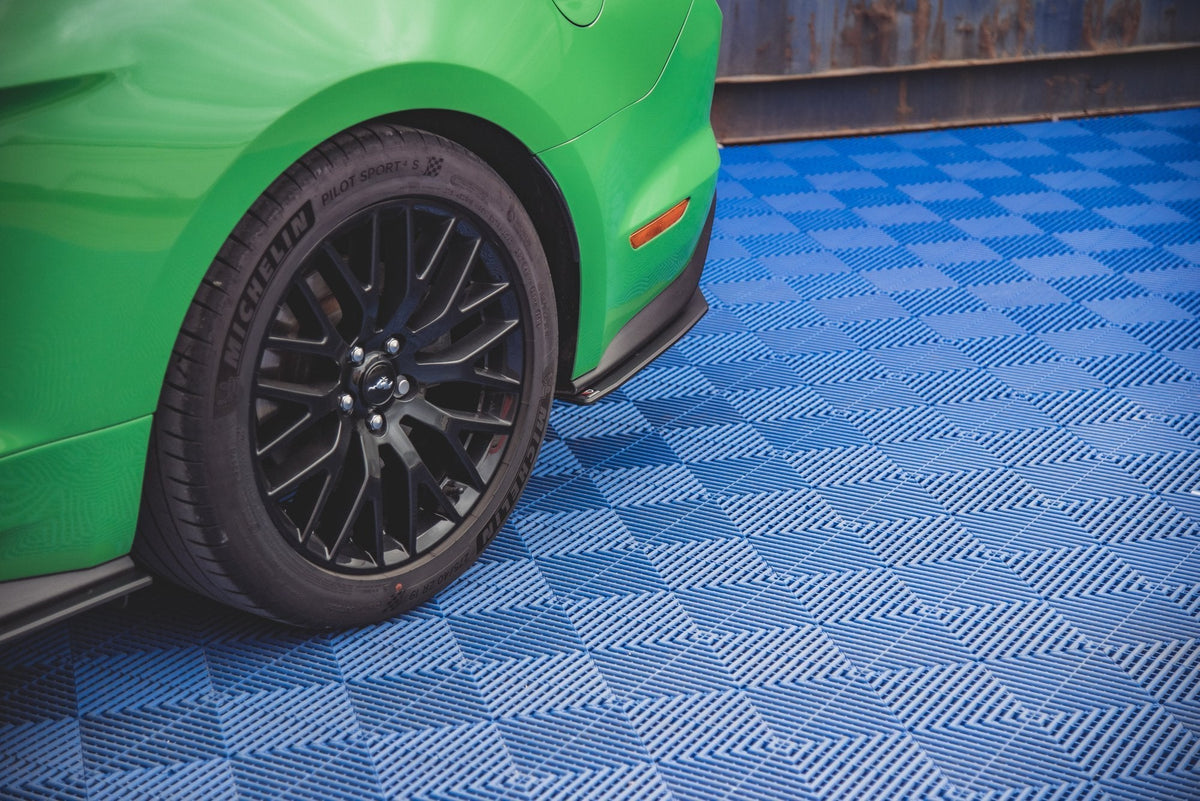 Maxton Design - Street Pro Heck Ansatz Flaps Diffusor V1 für Ford Mustang GT Mk6 Facelift - Aerowerk.