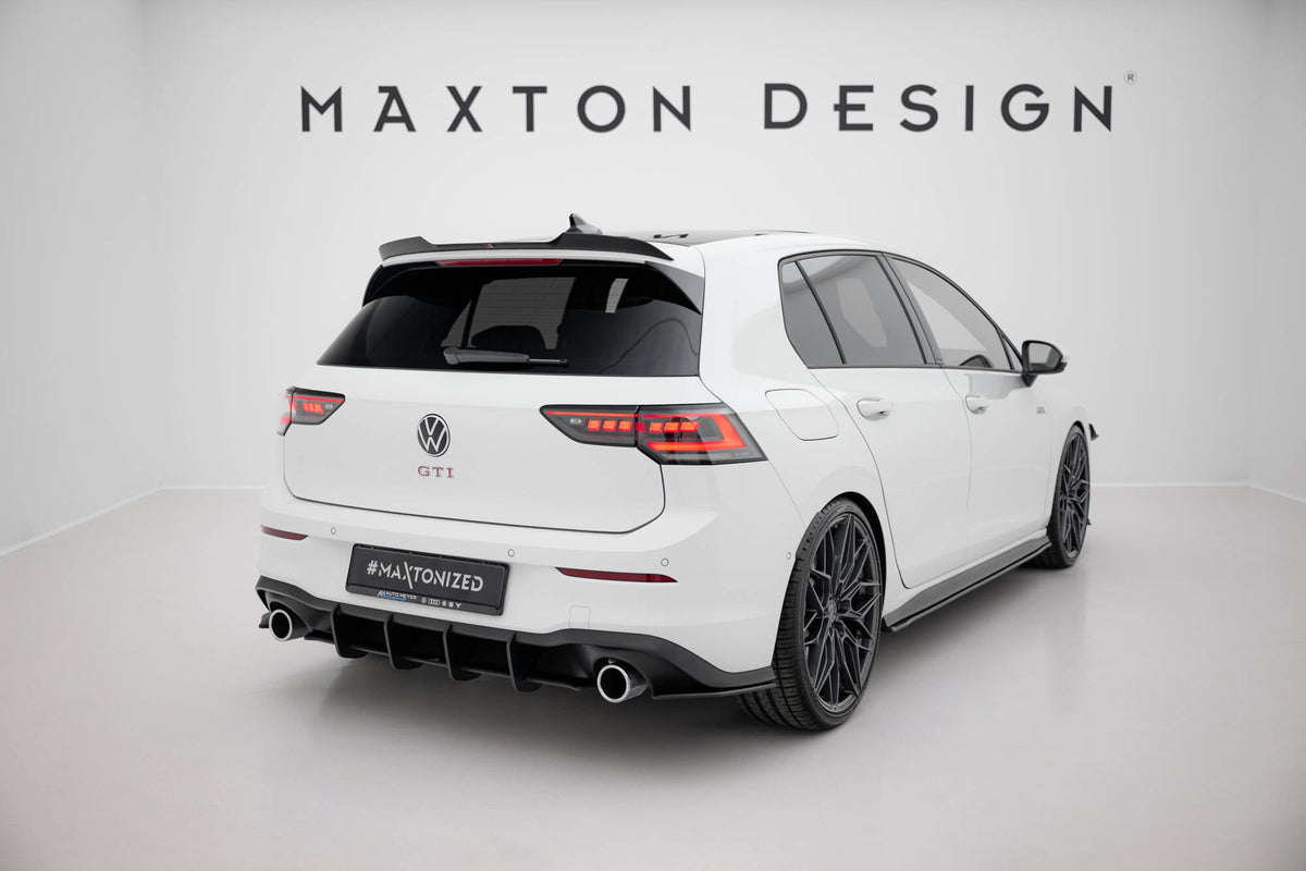Maxton Design - Street Pro Heck Ansatz Flaps Diffusor V1 für VW Golf GTI / GTE / R - Line Mk8 - Aerowerk.