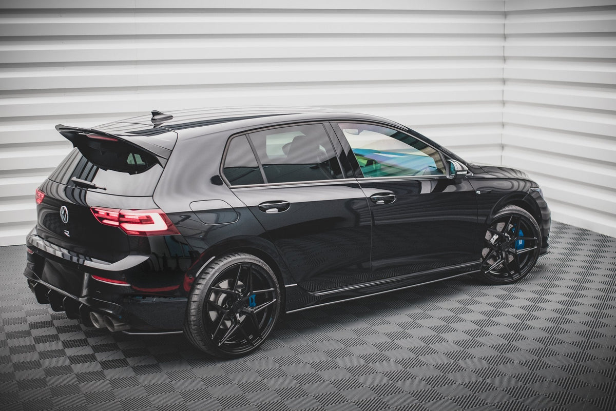 Maxton Design - Street Pro Heck Ansatz Flaps Diffusor V1 für VW Golf R Mk8 / Mk8 Facelift - Aerowerk.
