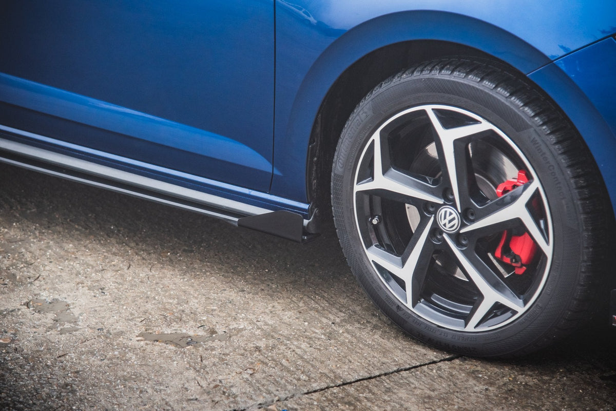 Maxton Design - Street Pro Seitenschweller Ansatz + Flaps für VW Polo GTI Mk6 - Aerowerk.