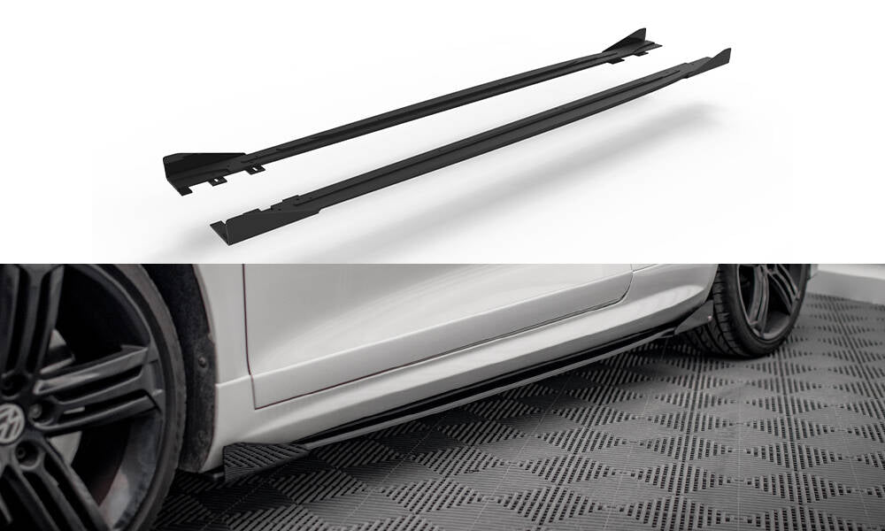 Maxton Design - Street Pro Seitenschweller Ansatz + Flaps für VW Scirocco R Mk3 - Aerowerk.