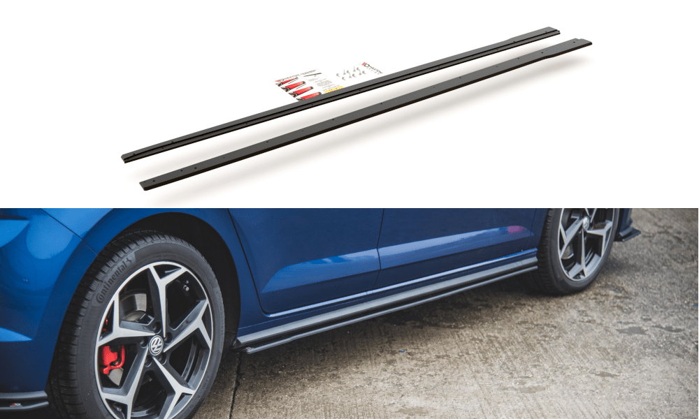 Maxton Design - Street Pro Seitenschweller Ansatz für VW Polo GTI Mk6 - Aerowerk.