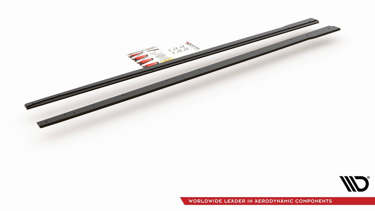 Maxton Design - Street Pro Seitenschweller Ansatz für VW Polo GTI Mk6 - Aerowerk.