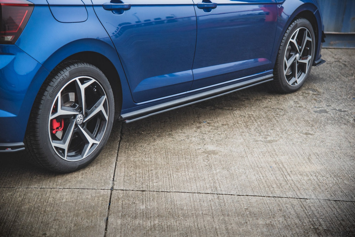 Maxton Design - Street Pro Seitenschweller Ansatz für VW Polo GTI Mk6 - Aerowerk.